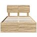 Struttura del letto con cassetto Rovere Sonoma 120 x 190 cm - Foto miniatura 8
