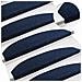 Tappetini per scale autoadesivi 15 pcs Navy 80 x 24,5 x 3,5 cm - Foto miniatura 2