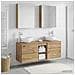 Set di mobili per il bagno 5 pcs Rovere Artigianale - Foto miniatura 2