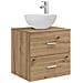Set di mobili per il bagno 5 pcs Rovere Artigianale - Foto miniatura 5