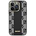 Custodia Magsafe In Pelle A Quadri Mono Dkny Per Iphone 15 Plus / 14 Plus - Nera - Foto miniatura 1
