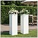 Vaso da giardino 2 pz Bianco 20 x 20 x 75 cm - Foto miniatura 2