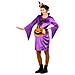 Copricapo costume di strega zucca, vestito con tasca e collant taglia M - Foto miniatura 1