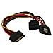 cavo sata alimentazione da 15pin power sata maschio (alim.) a 15pin power sata femmina (hdd) cscatto + 4pin femmina 5,25" - Foto miniatura 1