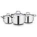 Batteria Pentole 6 Pezzi Chef Line Acciaio Inox 18/10 - Foto miniatura 1
