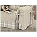 Copridivano Con Laccetti Disegno Scozia Colore Beige Modello O.B. Poltrona Scozia - Foto miniatura 3
