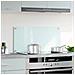 Paraschizzi Per Cucina Bianco 90x50 Cm In Vetro Temperato - Foto miniatura 6