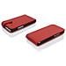 Custodia Compatibile Con Htc One M4 Mini In Rosso Cremisi - Coperchio Protettivo In Design Flip Realizzato In Similpelle Testurizzata - Foto miniatura 3