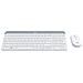 Tastiera e Mouse Wireless 920-009197  per Casa e Ufficio (Layout Italiano) Colore Bianco - Foto miniatura 2