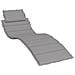 Cuscino Per Lettino Prendisole Grigio 186x58x4 Cm - Foto miniatura 1