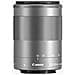 EF-M 55-200mm f / 4.5-6.3 IS STM, 17/11, 55 - 200 mm, EF-M, 88 - 320 mm, , Argento - Foto miniatura 1