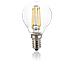 Lampadina E14 Sfera 4w 3000k Cri90 Trasp - Ideal Lux 271620 - Foto miniatura 1