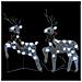 Renne di Natale 2 pz Argento 40 LED - Foto miniatura 2