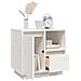 Comodini 2 Pz Bianco 50x34x50 Cm In Legno Massello Di Pino - Foto miniatura 7