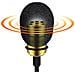 Microfono Lavalier Lightning Suono Omnidirezionale Morsetto Cavo 2 Metri - Foto miniatura 5