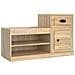 Scarpiera Rovere Sonoma 100x42x60 Cm In Legno Multistrato - Foto miniatura 1