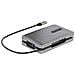 Adattatore Multiporta USB-C - Docking Station USB Type C con Uscita Video HDMI 2.0 4K /VGA /DP Alt Mode USB-C - Mini Dock USB con MST per Doppio Monitor - PD 100W Pass-Through - Foto miniatura 2
