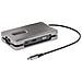 Adattatore Multiporta USB-C - Docking Station USB Type C con Uscita Video HDMI 2.0 4K /VGA /DP Alt Mode USB-C - Mini Dock USB con MST per Doppio Monitor - PD 100W Pass-Through - Foto miniatura 1