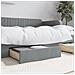 Cassetti Da Letto 2pz Grigio Chiaro Legno Multistrato E Tessuto - Foto miniatura 1