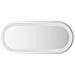 Specchio Da Bagno Led 60x25 Cm Ovale - Foto miniatura 1