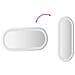 Specchio Da Bagno Led 60x25 Cm Ovale - Foto miniatura 5