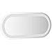 Specchio Da Bagno Led 60x25 Cm Ovale - Foto miniatura 6