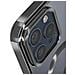 Cover Magsafe Trasparente Bordo Nero Per Iphone 15 Pro Metallic - Foto miniatura 3