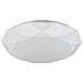 Lampadario A Sospensione Moderno Crystallize Metallo Bianco Acrilico Luci 45w - Foto miniatura 1