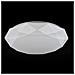 Lampadario A Sospensione Moderno Crystallize Metallo Bianco Acrilico Luci 45w - Foto miniatura 3