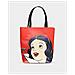 Snow White Rosso Borsa tote - Foto miniatura 1