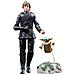 Luke Skywalker E Grogu Articolati Star Wars Serie Nera Con Accessori, Nero - Foto miniatura 1