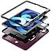 Custodia Protettiva Con Supporto Rotante Per Ipad Air 4/ipad Pro 11 - Rosso Elegante - Foto miniatura 4