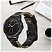 Cinturino In Pelle Premium Per Garmin Vivoactive 3/hr (20mm) Black - Foto miniatura 1
