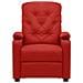 Lusso Casadino -  Poltrona Alzapersona Rosso Vino In Similpelle - Foto miniatura 3