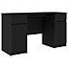 Scrivania  Nero Rovere 140x49x76 cm Legno ingegnerizzato - Foto miniatura 1
