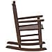 Sedie a Dondolo per Bambini 2 pz Marrone Legno Massello Pioppo - Foto miniatura 5