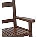 Sedie a Dondolo per Bambini 2 pz Marrone Legno Massello Pioppo - Foto miniatura 7
