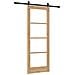 Porta Scorrevole  con Set di Accessori 'ORKDAL'73.5 x 198.5 cm, Porta Interna  con Vetro 'ORKDAL'73.5 x 198.5 x 4 cm in Legno Massello di Pino - Foto miniatura 6