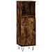 Set Mobili da Bagno 3 pz Rovere Fumo in Legno Multistrato - Foto miniatura 7