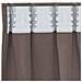 Tende con tende 2 pcs Marrone scuro Poliestere - Foto miniatura 5