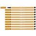 Pen 68 - Pennarello Premium - Confezione da 10 - Arancione - Foto miniatura 1