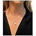 Collana ""tacco"" In Argento Placcato - Foto miniatura 2