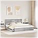 Letto con Contenitore con testiera Grigio Sonoma 200 x 200 cm - Foto miniatura 3
