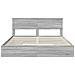 Letto con Contenitore con testiera Grigio Sonoma 200 x 200 cm - Foto miniatura 8
