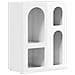 Credenza Bianco Lucido 59 x 35 x 80.5 cm Legno multistrato - Foto miniatura 1