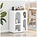Credenza Bianco Lucido 59 x 35 x 80.5 cm Legno multistrato - Foto miniatura 2