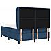 Letto a molle con materasso Blu 140 x 200 cm Tessuto - Foto miniatura 9