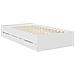 Struttura del letto Bianco 90 x 200 cm Legno Ingegnerizzato - Foto miniatura 6