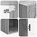 Set di armadi 2 pcs Sonoma grigio 33 x 34,5 x 90 cm - Foto miniatura 7