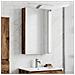 Mobiletto per specchio da bagno con lo scaffale Legno vecchio - Foto miniatura 4